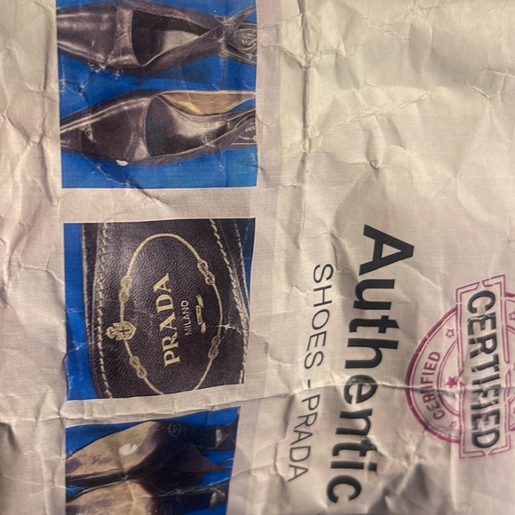 AUTHENTIC GORGEOUS PRADA CHOCOLATE LEATHER SLING BACK PUMPS SZ 38 - Picture 9 of 9